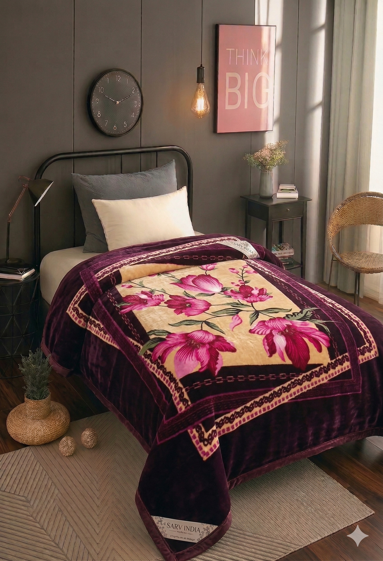 Single Bed Mink design 4